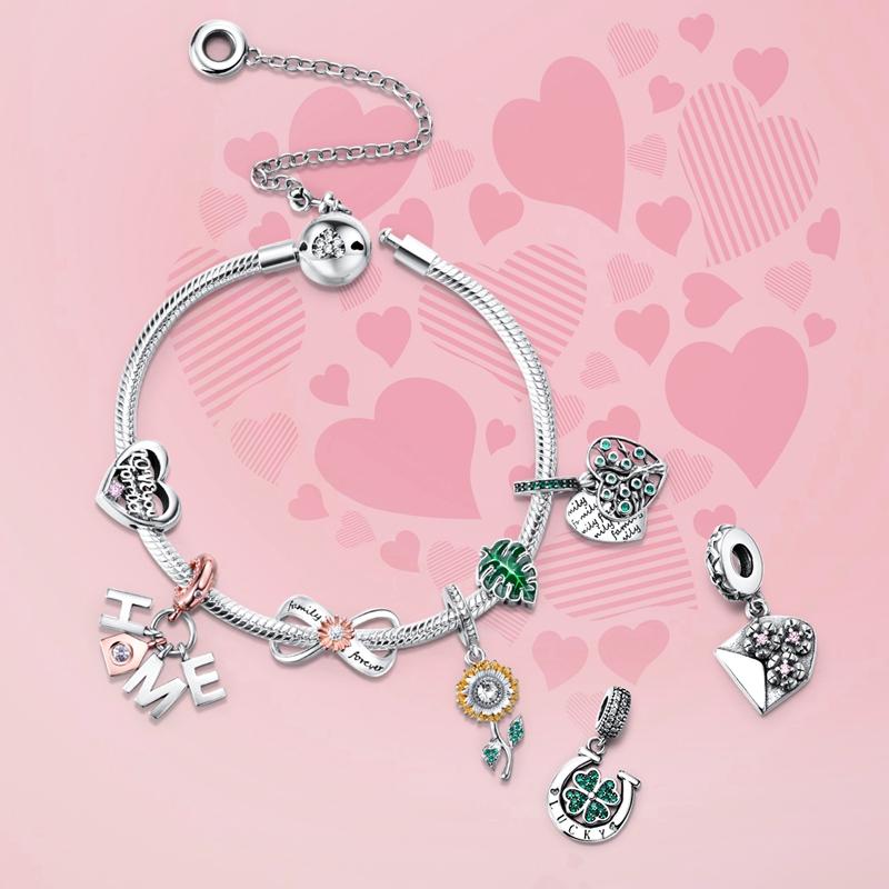 

2023 Стерлингового Серебра 925 Пробы Путешествия Самолет Змея Базовая Цепочка Кошка и Браслет Луны подходят Оригинальные Очаровательные Бусы DIY Женский Дизайн Ювелирных Изделий