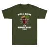 Rise & Shine It's Bloody Mary Time Funny Drinking Quote Vintage Unisex's T-Shirt