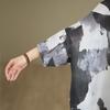 DIMANAF New 2026 Women Plus Size Long Dress Lady Summer Beach Loose Oversize Maxi Floral Print Cotton Vintage Black
