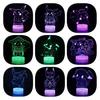 Pikachu Led Night Light 3d Illusion Lamp Bedside Kids Gifts Bedroom