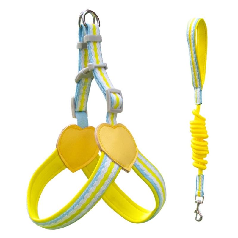 Padded Dog Walking Harnesses for Daily Use, Soft Chest Coverage with Flexible Pull Line and Rear Clip Point for Home Use