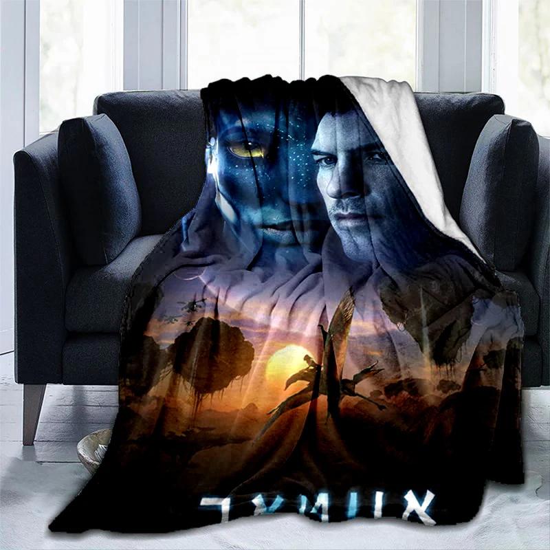 Avatar Film Gedruckte Weiche Warme Decke für Wohnzimmer Schlafzimmer Bett Sofa Couch Büro Geschenke Flanell Überwurfdecken