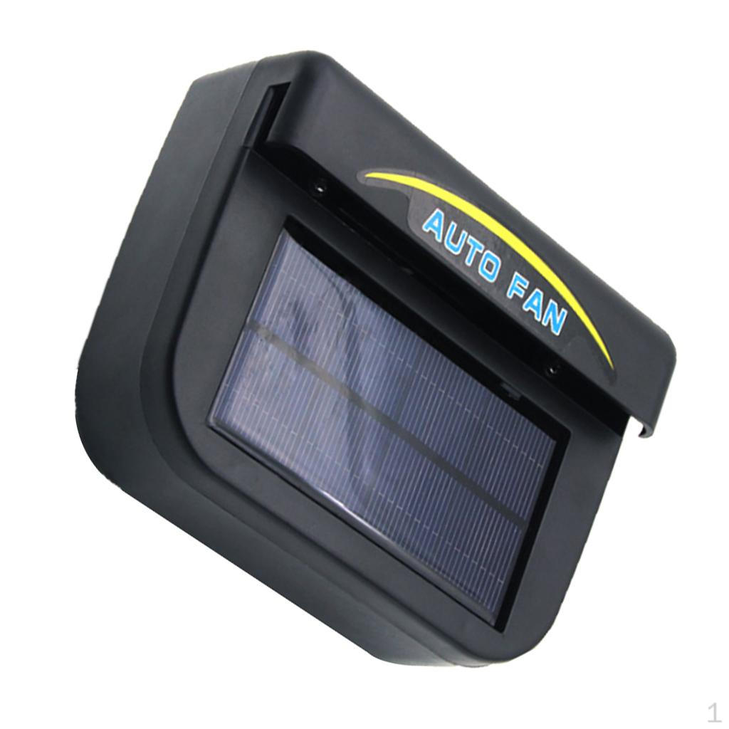 

Automobile Cooler Ventilation Vent Exhaust Fan Solar Powered Vehicle Car Auto with Rubber Strip