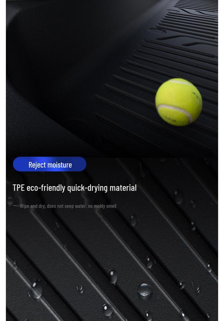 BJBT TPE Floor Mats for Tesla Model Y: Full Coverage, Refreshed Version