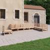 Day and Night - Day and Night Garden Furniture Set 8 Pieces Solid Pine Wood