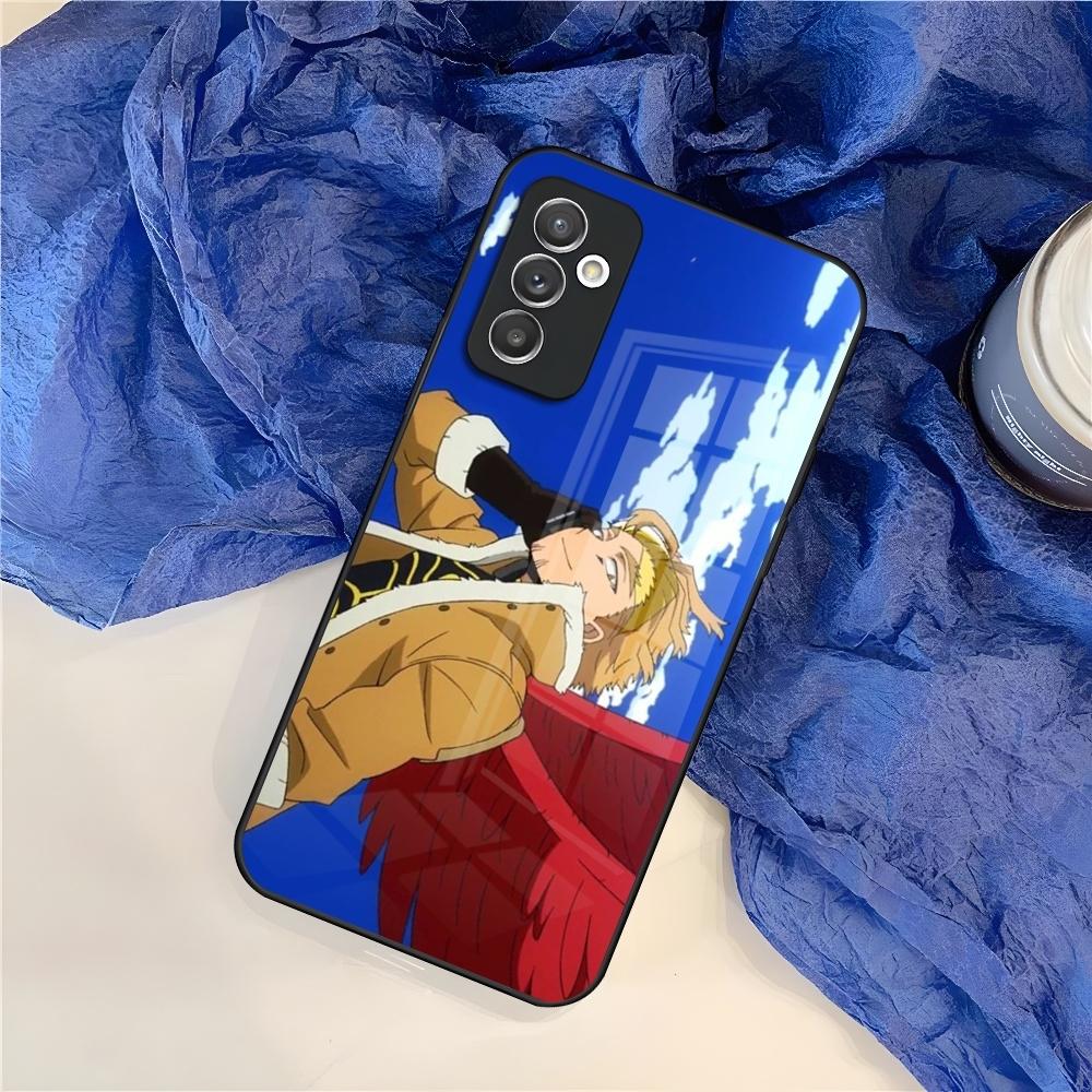 My Hero Academia Hawks Phone Case for Samsung S25 S24 S30 S21 S23 S20 S22 Fe S10 E S9 Note 20 Pro Ultra Plus glass Cover