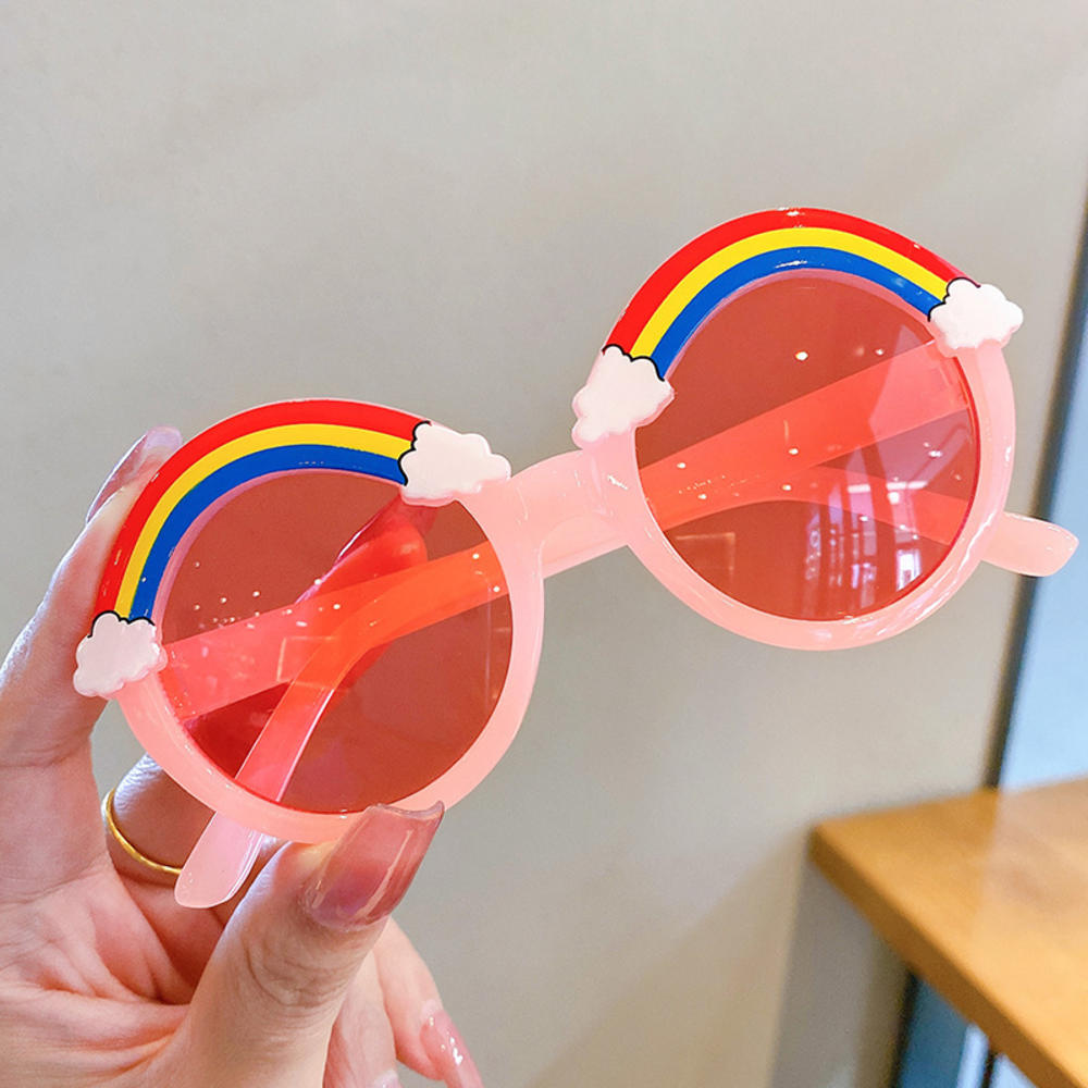 Children's Cartoon Unicorn Sunglasses Kids Boys Girls Cute Rainbow Sun Glasses Party Prop Birthday Party Decoration