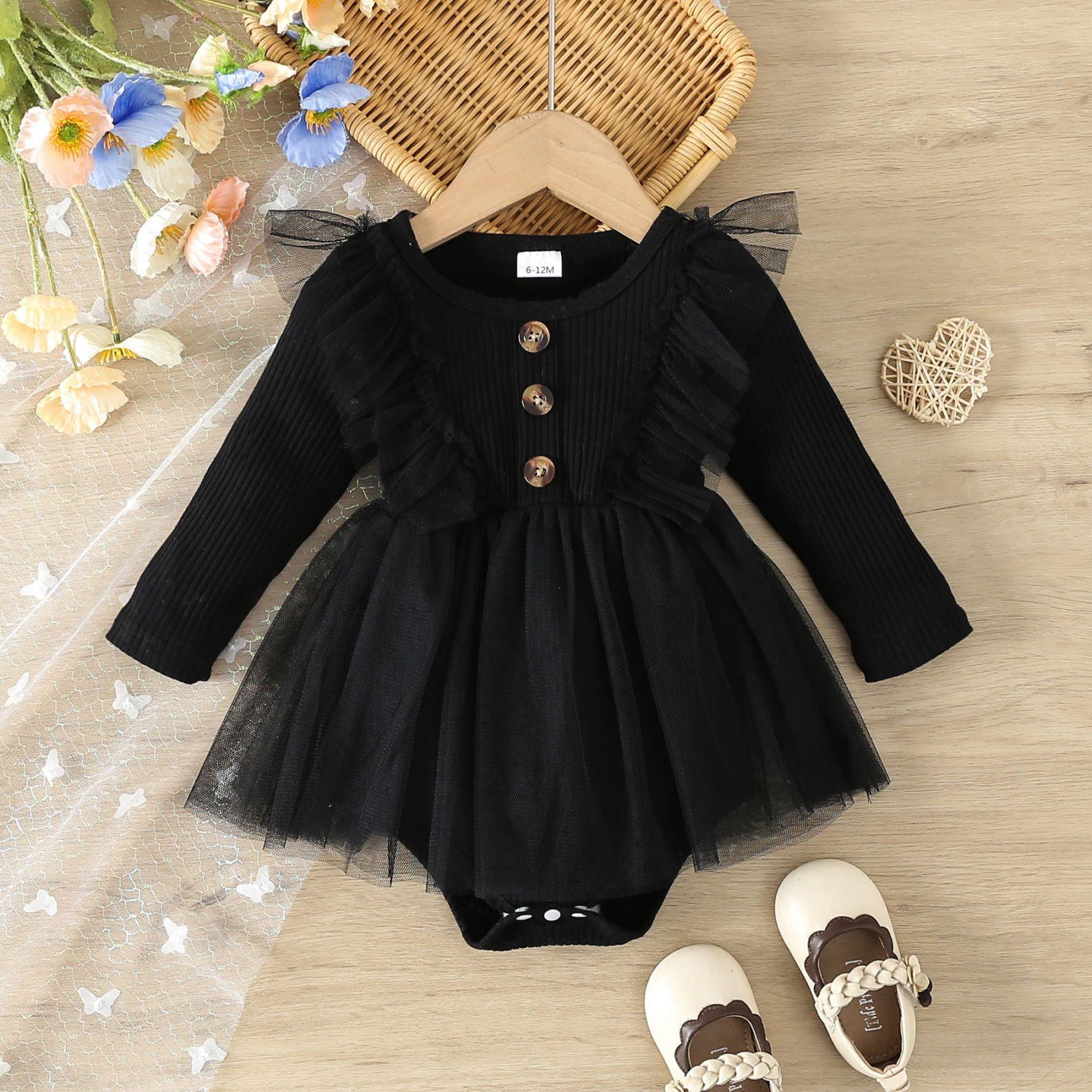 

Kids Baby Cartoon Romper 12 чёрный