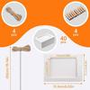 40pcs Curtain Line with Clip, Photo Photo Hanging Wall Decoration, Paper Frame, Rope, Frame Home, Wedding, School