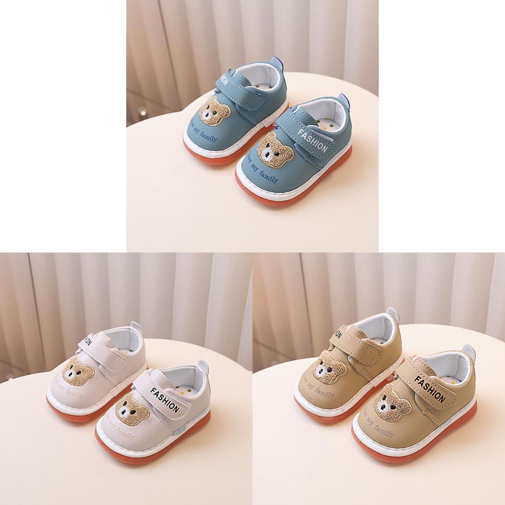 Baby Cartoon Zachte Zool Loopschoenen Voor Peuters Met Klittenband