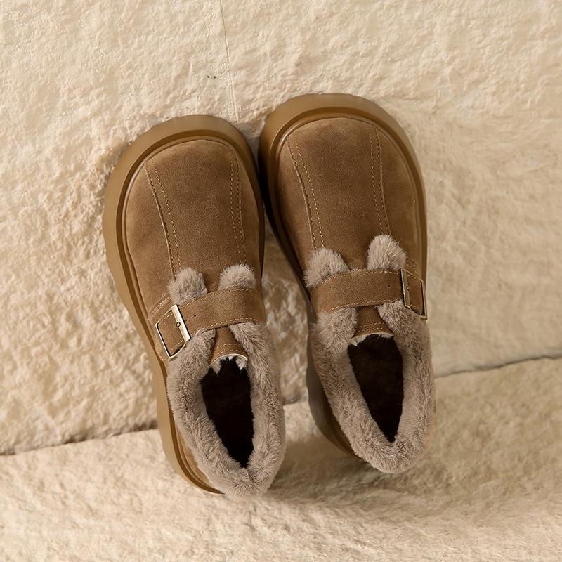 Women's Soft Elastic Winter Warm Cold Padded Snow Boots Thick-soled Non-slip Wear-resistant Outdoor Leisure Sports Cotton Boots