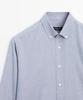 Masimodutti Regular Fit Melange Cotton Shirt