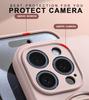 Magnetic Liduid Silicone Stand Phone Case For For Iphone 17 Air 11 12 13 1 14 16 Pro Max Plus  Ring Holder Protector Cover