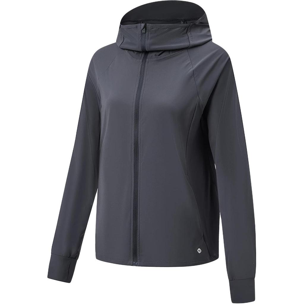 Li-Ning Solid Color Hooded Comfortable Jacket Women Jackets AFDW862-1