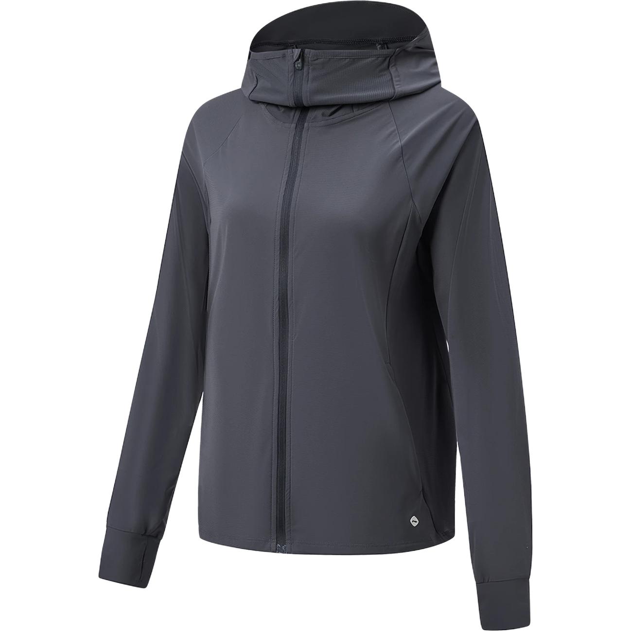 Li-Ning Однотонная Удобная Куртка с Капюшоном Женская jackets AFDW862-1 S