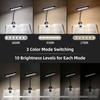 Flexible Design Reading Lamp Easy Clip Book Lamp Rechargeable Night Reading Lamp  Study Use