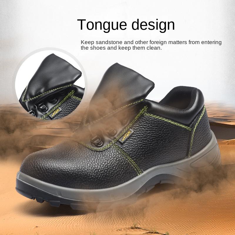 Labor Insurance Shoes, Smash-proof and Puncture-proof, Lightweight, Wear-resistant and Dustproof  Work Shoes, Non-slip and Oil-resistant Shoes