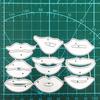 Lips Metal Cutting Dies Handmade Crafts DIY Scrapbooking Embossing Supplies for Children Kid Girls Present
