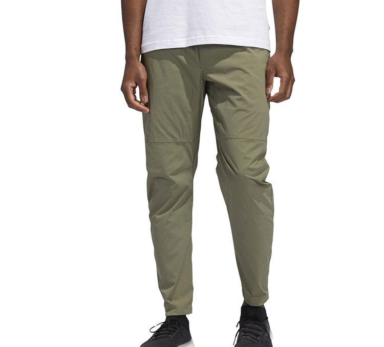 adidas Knitted Sweatpants Men's Green Moderate Straight Fit Pants FT2787