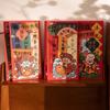 6PCS Chinese New Year Red Envelope Best Wishes Blessing Wealth God Money Envelope Money Bags Spring Festival Lucky Money Pockets
