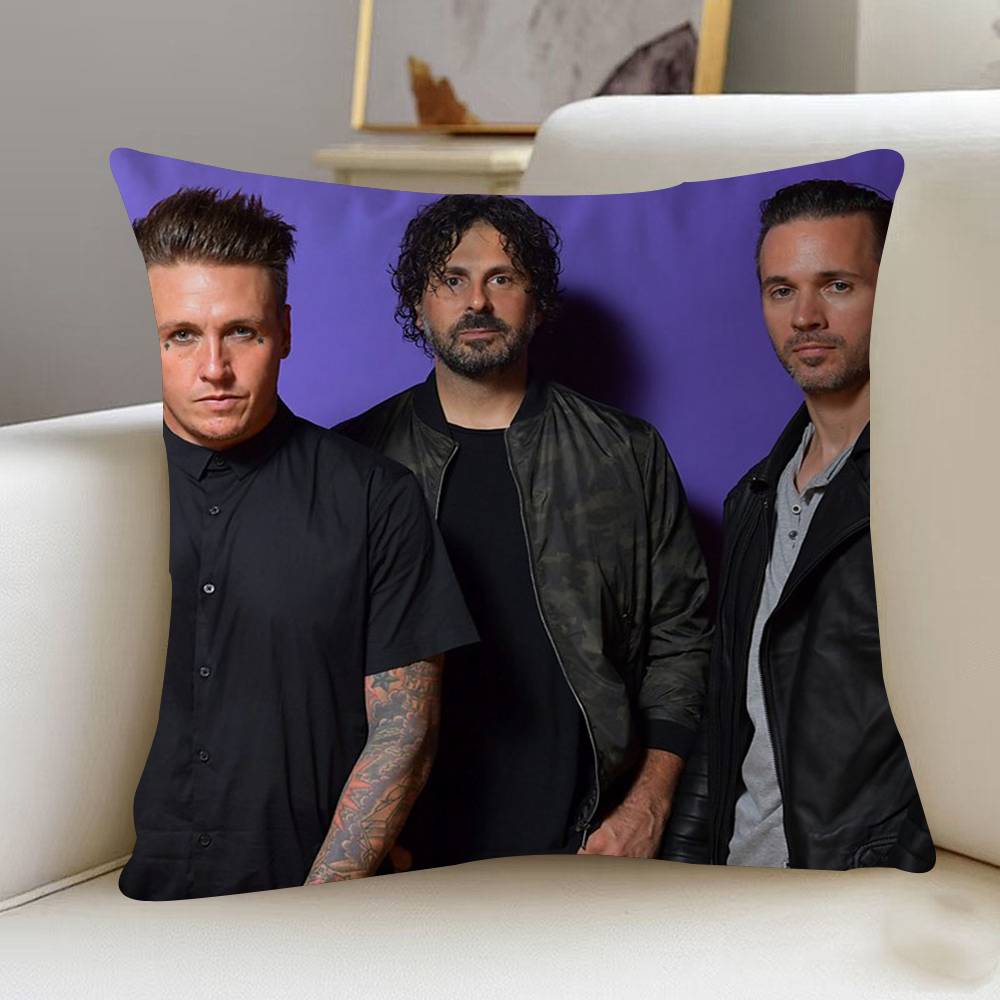 P-Papa Roach Music Art Cushion Cover Inches Farmhouse Decor Home Throw Pillow Covers For Couch Decorations