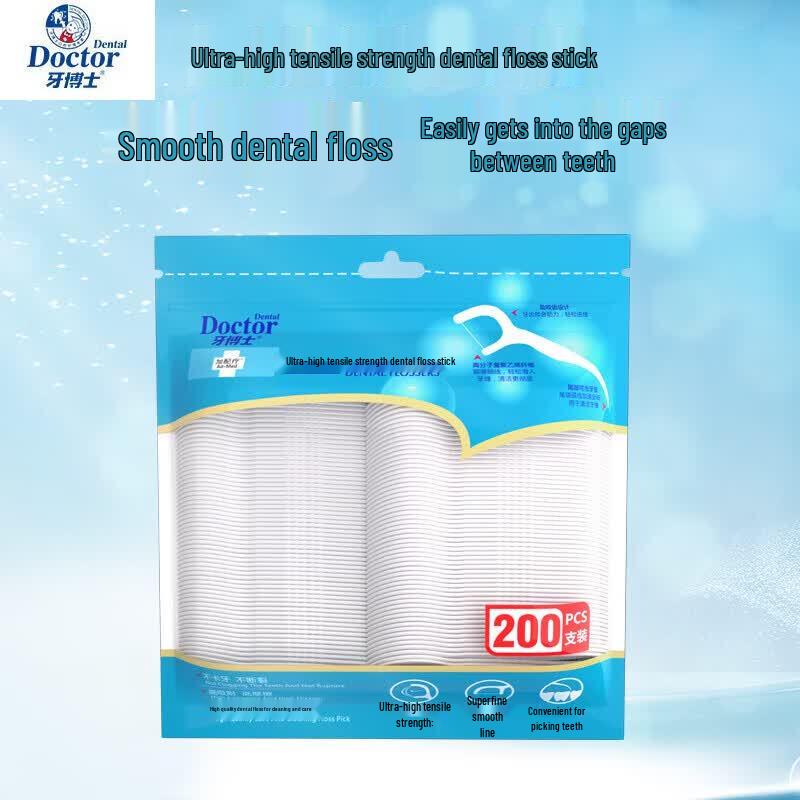 Dr. Dental Ultra-Strong Smooth Glide Floss Picks, 600 Count