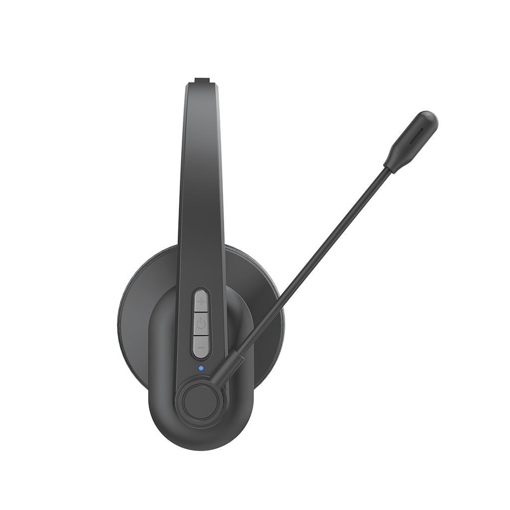 Professional Wireless Headphone with Microphone Charging Base Computer Calling PVC Line Noise Reduction Noise Reduction
