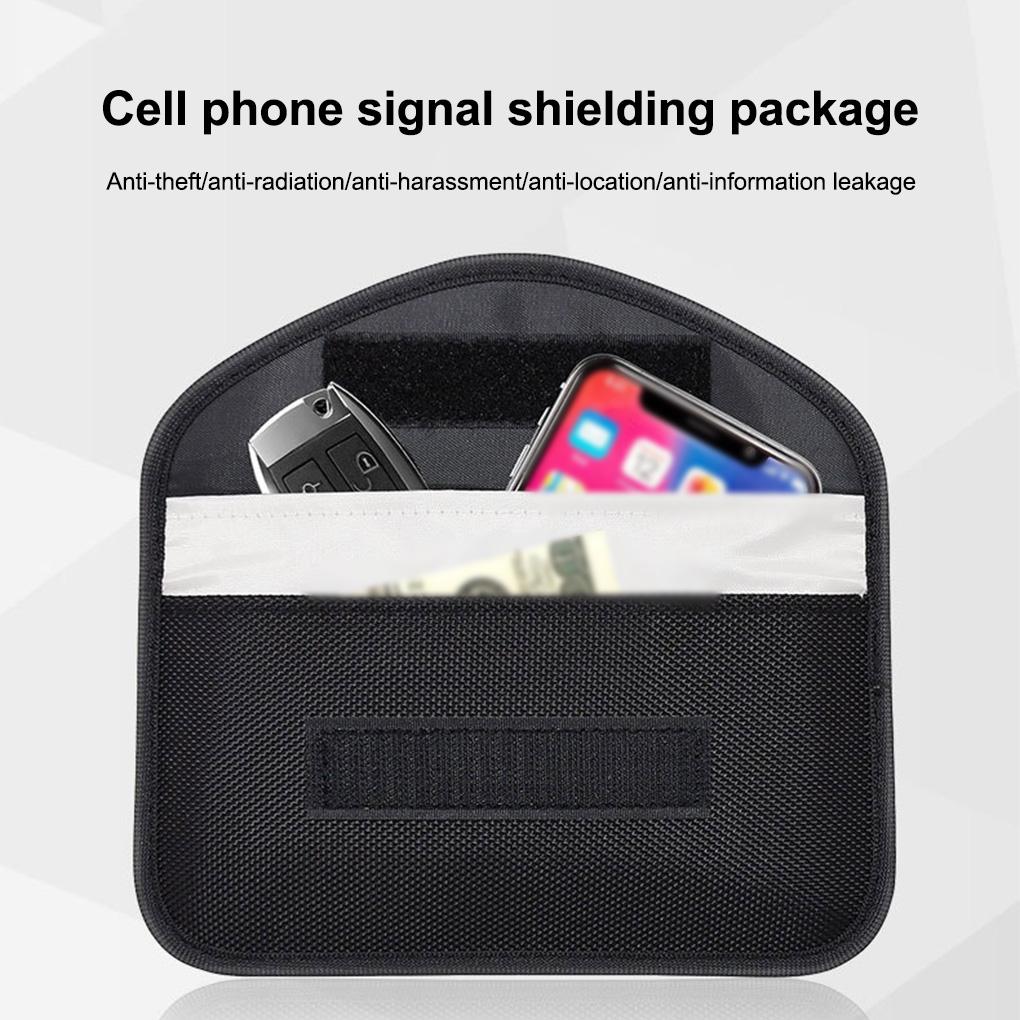 Signal Blocking Bag Anti-tracking Storage Protection Phone Wallet Reusable Smartphone Protector Shielding Pouch