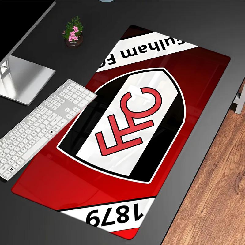 Fulham Crest Design Mouse Pad, Rubber Base, Mouse Pad for Gamers and Office Use, Gaming Desk , Easy To Clean Mat Christmas fan gifts