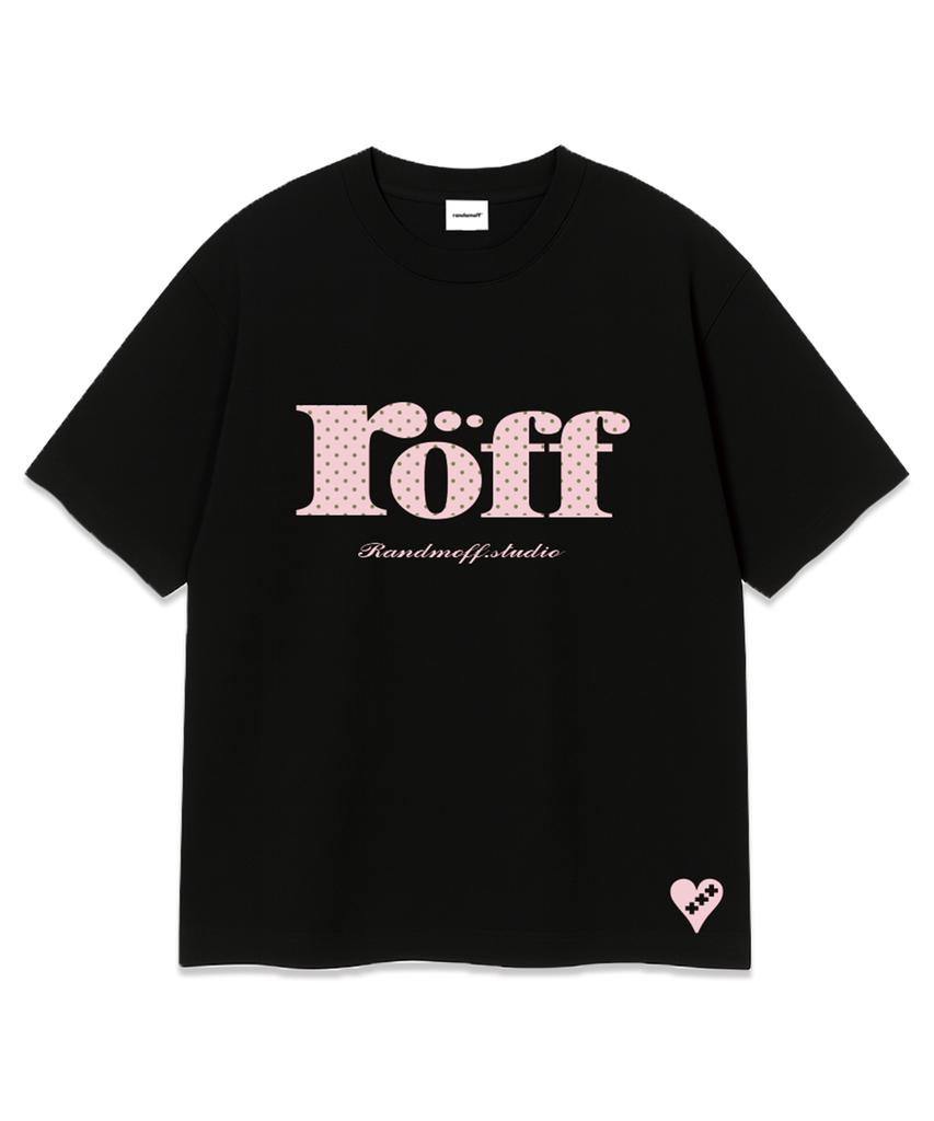 RANDOMOFF Röff Type Play Dot Over Fit T-Shirt [Light Pink] (3Color)