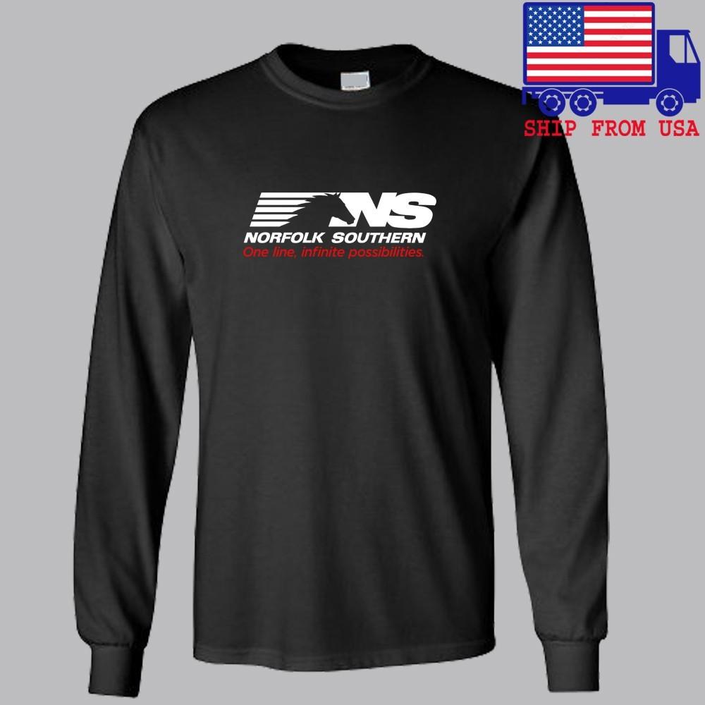 Norfolk Southern Railway Black Size S2XL Unisex T-Shirt L