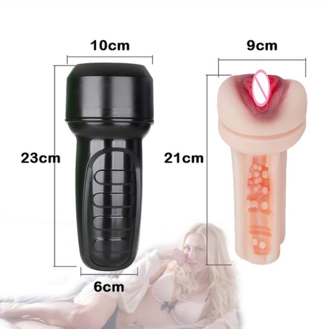 Pocket Pussy Male Masturbator Vagina Fake Anal Erotic Adult Toy Artificial Silicon Sex Toys for Men