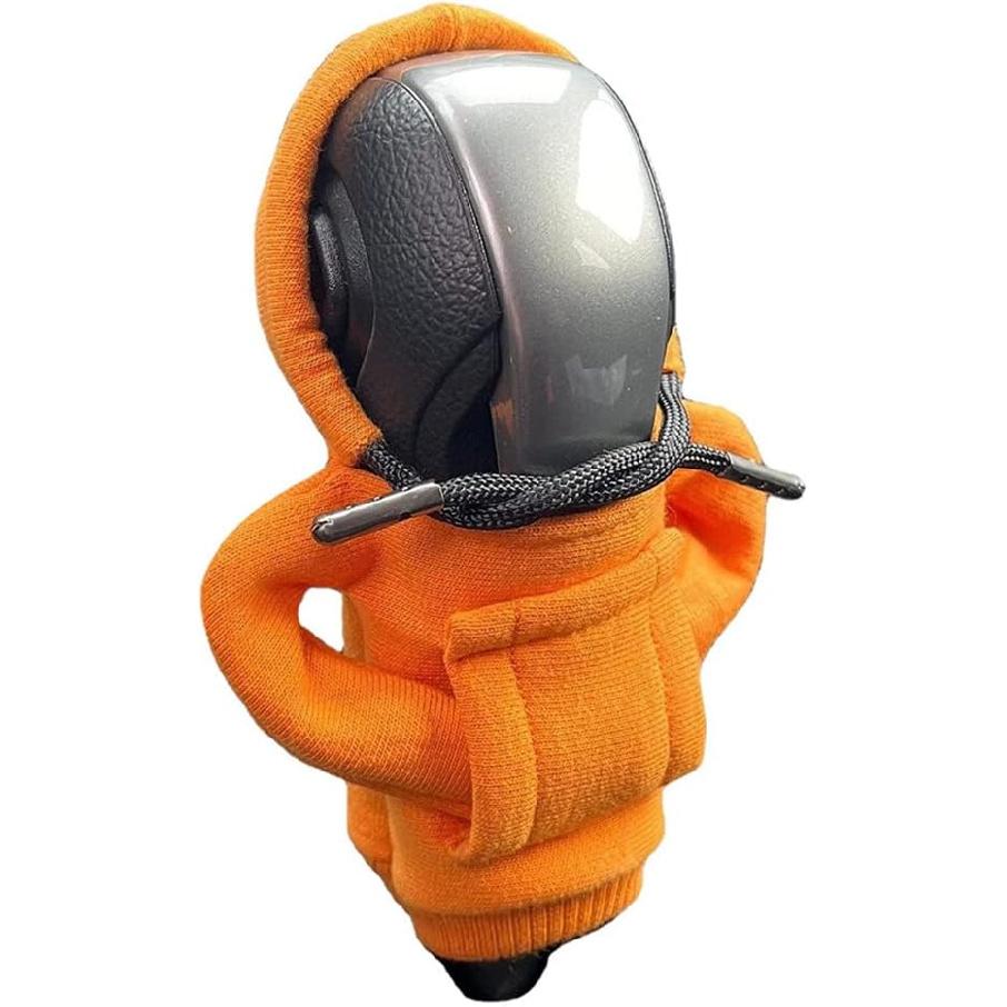 BPOOBP Universal Lovely Gear Shift Knob Cover for 95% Car Handle Cover Handle Decoration Knob Hoodie Handbrake Cover Shift Knob Hoodie Cover Transit оранжевый