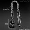 Collana Ciondolo Vintage Buddista Guanyin dalle Mille Braccia per Donne Uomini Catena in Acciaio Inossidabile 316L Colore Argento Gioielli Amuleto