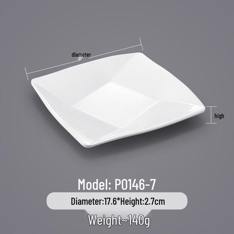 A5 Melamine Cold Dish & Fast Food Plate