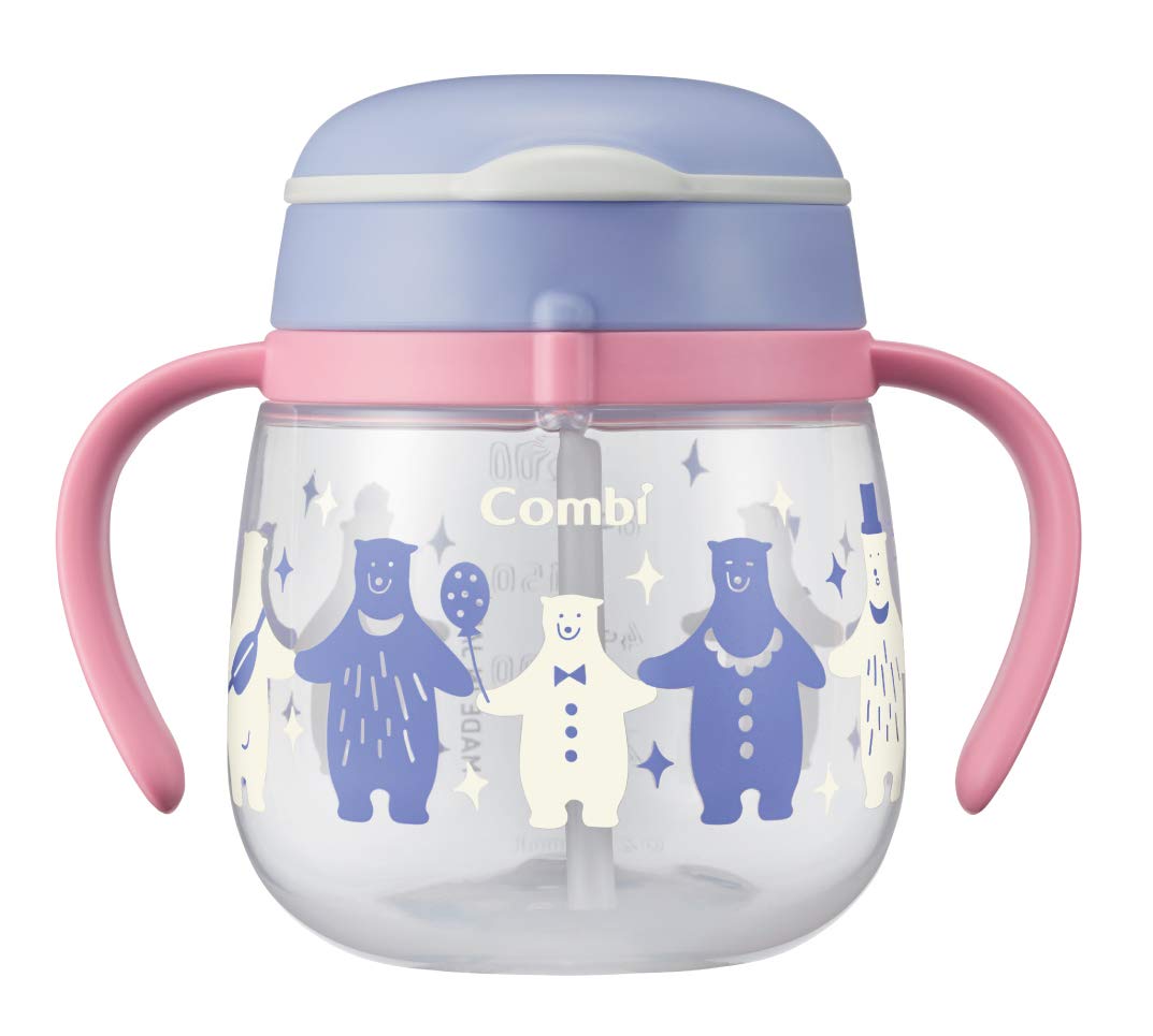 

Combi Rakumug Соломинка Белый медведь Белый медведь Фиолетовый 1 штука Непротекаемый 2) (х 1)