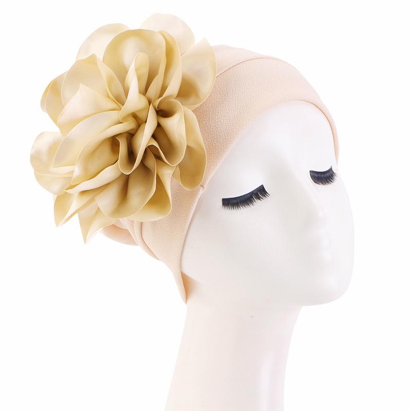 

Indian Turban Beaded Headscarf Women Pearls Beading Hat Muslim Inner Hijab Cancer Chemo Cap Islamic Turbante Mujer Hair Loss Hat