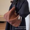Large Capacity Bag Women 2025 Super Fire Fashion Suede Shoulder Bag Texture To Work Commuter Messenger Tote Bag Women