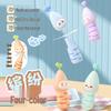 New USB Rechargeable Silent Handheld Cartoon Mini Fan for Kids and Students