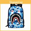 Design Backpack Shark Lightweight Material Schoolbag Students For