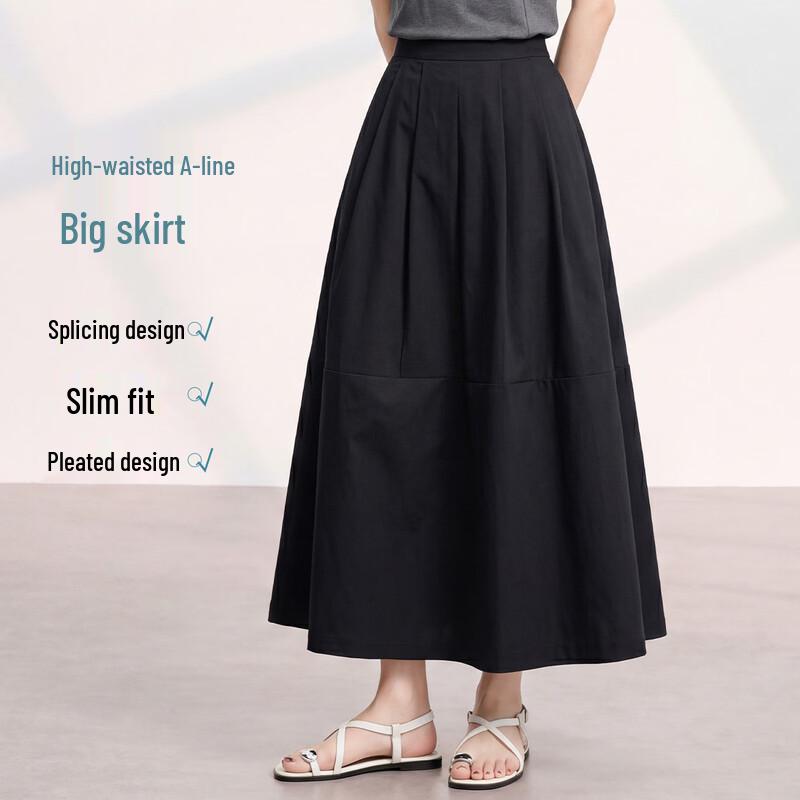 FivePlus Women s Pleated Mid-Length Skirt L