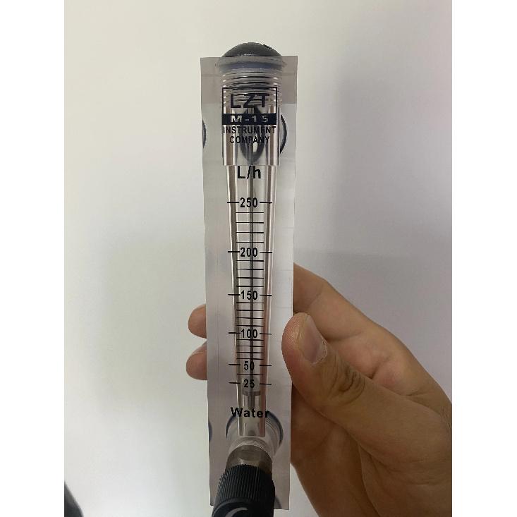 

PMMA Liquid Flowmeter Water Flow Meter Panel Rotameter With Control Valve LZM-15T 0.2-2LPM 0.2-3LPM 0.5-4LPM 1-7LPM 10-100L/H 25-250LPH