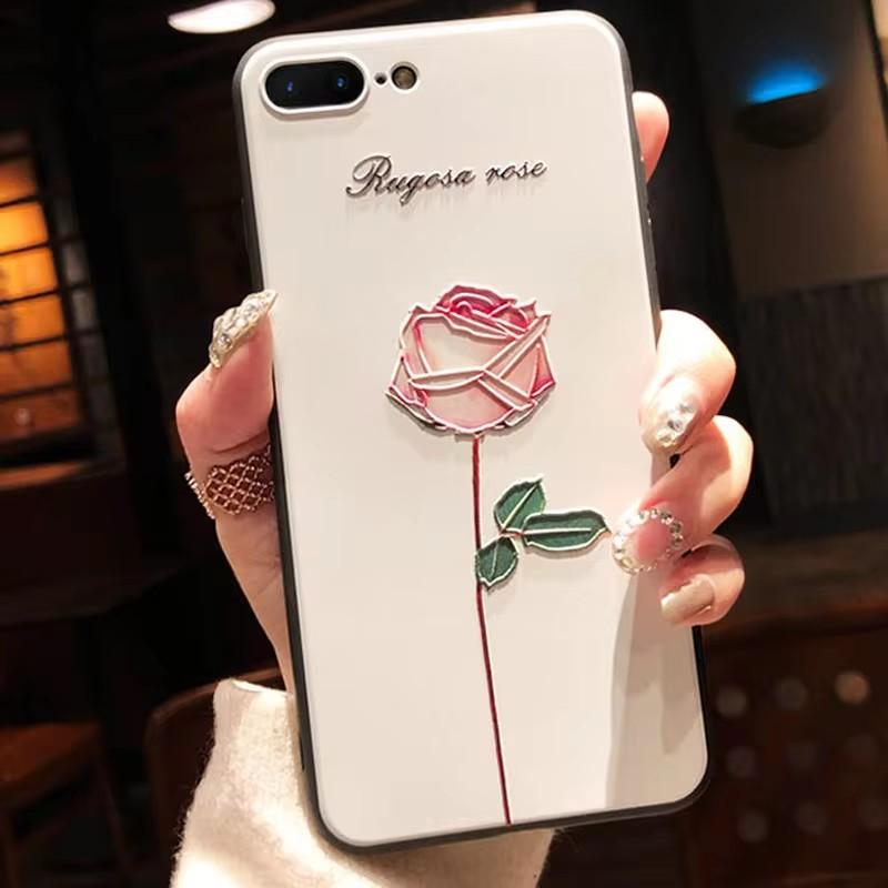 For Honor 200 / 200 Lite / 200 Pro Case 3D Flower Relief Silicone Emboss Covers for Huawei Honor 200 Pro Cases Soft Cute Cartoon