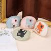 Creative Cute Little Mouse Coin Purse Cartoon PU Key Bag Mini Zip Wallet Keyring Pendant Women ID Credit Card Bag
