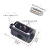 Double-Headed 1/4" Screw Camera Rod Connector with High Load Capacity