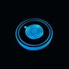 Car Interior Lighting LED Car Coaster USB Rechargeable Cup Light Car Accessories White USB Rechargeable Battery