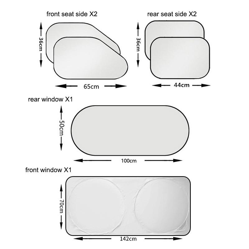 Car Sunshade Covers Cover Universal Windscreen Folding Visor Reflector Windshield Auto Window Sun Shade Protector AccessoriesWindshield Sunshades 1