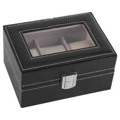 1Pc High Grade 3 Slots PU Custodia in pelle per orologio Gioielli Display Organizer di stoccaggio Hot