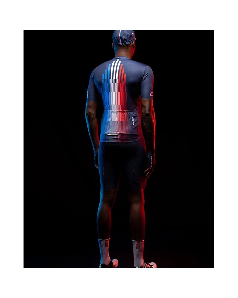 Santini Classic Trionfo Tour De France Official Jersey, Men's, Navy