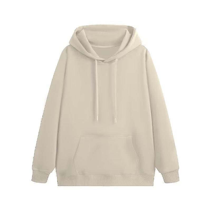 Mens Lightweight Hooded Sweatshirt Loose Fit Solid Color Casual Long Sleeve Pullover Youth